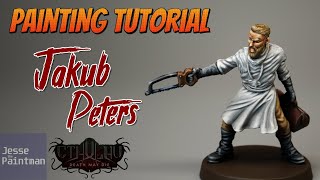 Painting Jakub Peters from Cthulhu Death May DieFear of the Unknown  Miniature Painting Guide E03 [upl. by Saffian]