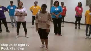 6ft 7ft  Lil Wayne line dance  INSTRUCTIONS [upl. by Nanfa715]