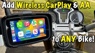 Add CarPlay amp Android Auto to ANY Motorcycle  Ottocast Lite C5 [upl. by Etnomed800]