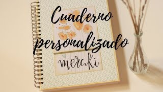 Cuaderno personalizado Meraki [upl. by Peadar]