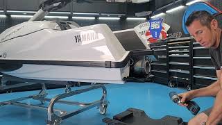 Yamaha SJ 4 stroke ride plate install [upl. by Ahker]