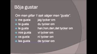 Spanska verbet gustar [upl. by Lund98]