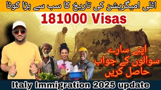 🇮🇹Italy work permit visa 2024 opening date🇮🇹Italy march paper 2024🇮🇹Italy 9months paper new update [upl. by Lebezej]