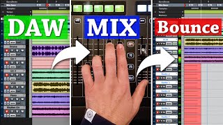 How to Mix Multitracks on M32X32 from DAW and record back to DAW while Mixing [upl. by Ripley473]