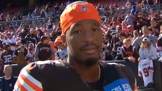 Jameis Winston POWERFUL PreGame Interview vs Ravens 😳 [upl. by Medora]