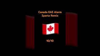 Canada EAS alarm Sparta remix [upl. by Nesilla448]