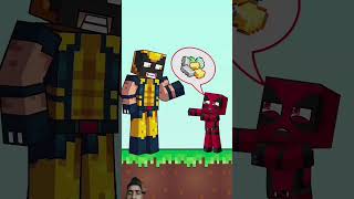 Who is the Best Child Baby Deadpool Or Baby Alex and Unexpected Ending  Minecraft Funny Animation [upl. by Faus]