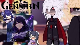 MHA PRO HERO VILLAIN React to FYn as RAIDEN SHOGUN  By •ErenaChan®© No Part 2 [upl. by Yaf]