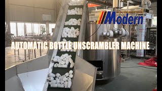 Automatic empty bottle unscrambler machine bottleunscrambler sortingmachine [upl. by Eerized]