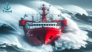 100 Unbelievable Ships In Stormy Weather Caught on Camera from Start to Finish Are Shocking [upl. by Dobbins]