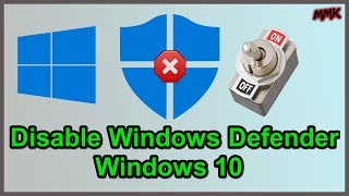 Disable Windows Defender on Windows 10  Turn Off Antivirus [upl. by Pogue84]