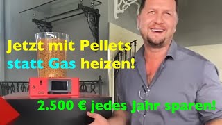 Günstigste Pelletheizung statt Gas von IBC Heiztechnik nur 3900€ Invest amp pro Jahr 2500€ sparen [upl. by Ajet]