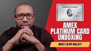 Unboxing the AMEX Platinum Card  Whats NEW in 2024  Whats In My Wallet [upl. by Arat]