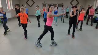 Fat burning Kangoo Jumps workout for all ages [upl. by Noillid]