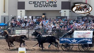 Kirk Sutherland’s Last RideChuckwagon World Championship RacesAug 27 2023Century DownsCalgary [upl. by Thorstein]