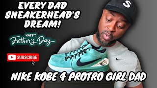 Every Dad Sneakerheads Dream 2024 Nike Kobe 4 Protro quotGirl Dadquot [upl. by Areehs]