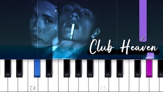 Nessa Barrett  club heaven Piano tutorial [upl. by Jarv]