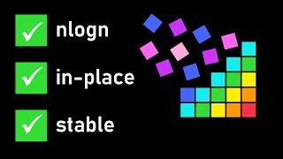 The Perfect Sorting Algorithm Block Sort Explained Wiki Sort Grail Sort [upl. by Shifrah]