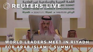 LIVE World leaders meet in Riyadh for an urgent Arab Islamic Summit [upl. by Mercorr]