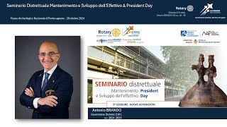 SEMINARIO distrettuale Mantenimento e Sviluppo dell’effettivo President Day [upl. by Aiblis335]