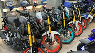 New Launch 2024 YAMAHA MT15 Dual ABS TCS All Colours Detailed Review  On Road Price 6 New Changes [upl. by Naejarual]