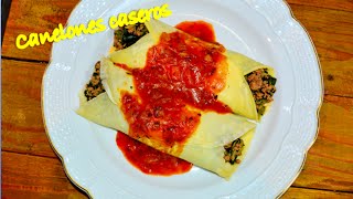 Canelones caseros de carne y verdura [upl. by Eiruam]