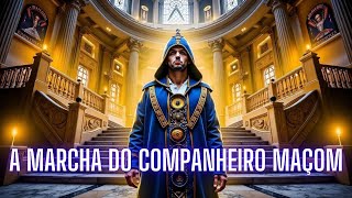 A Marcha do Companheiro Maçom Significado e Simbolismo no Rito Maçônico [upl. by Skees]