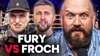 John Fury calls out Carl Froch at WEMBLEY [upl. by Sida]