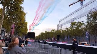 patrouille de France après la parade olympiques paris2024 4 [upl. by Auqinehs]