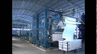 Vertical Drying Range Dry Cans synchronised with Merceriser [upl. by Raymund]