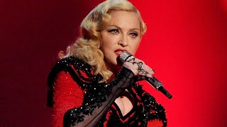 Madonna  Living For Love Live at the 2015 Grammy Awards [upl. by Anirres943]