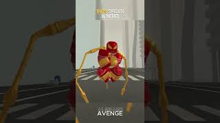 IRON SPIDER CLASSIC roblox shorts marvel ironspiderman spiderman [upl. by Ocisnarf]