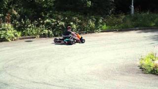 KTM 125 shifterkart drifting [upl. by Nortal]