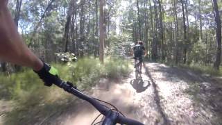 Testing Terrain at the Wooroi mountain bike trails [upl. by Jessalyn]