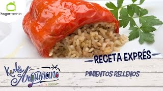 Receta de Pimientos rellenos por Karlos Arguiñano [upl. by Aicenat]