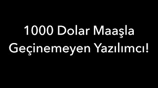 1000 Dolar Maaşla Geçinemeyen Yazılımcı [upl. by Nedak451]