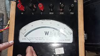 Wattmeter Connection [upl. by Max111]