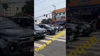 Operação delegada no dia 7 de setembro  tropa choque combater trabalhadores no bairro do Brás [upl. by Ahsemaj968]