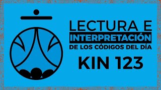 LECTURA E INTERPRETACION  KIN 123  NOCHE RITMICA AZUL [upl. by Amuwkuhc839]