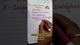 What are the Causes Of Macrocytic Anemia medicine medical nursing MusicFresh [upl. by Ajna]