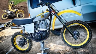 YAMAHA XT500改 MOTOCROSS HL500レプリカ [upl. by Ahsemal]