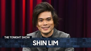 Shin Lim Performs a MindBlowing Optical Card Trick for Jimmy and The Roots Extended [upl. by Akemehc]