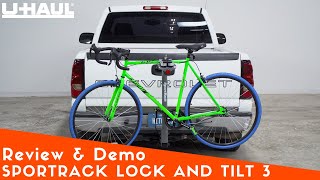 SportRack Lock and Tilt Hitch 3 Bike Rack Review and Demo [upl. by Aecila]