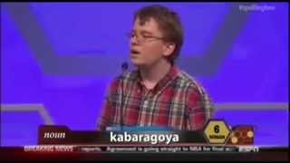 Jacob Williamson Spelling Bee  Misspells Kabaragoya [upl. by Yeltihw]