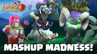 Mashup Madness NEW TROOPS Clash of Clans [upl. by Hayalat]