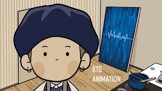 BTS mini animation  yoongi the painter [upl. by Jemina]