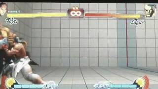 Street Fighter 4 Ryu Combos  Advanced II [upl. by Ahsenhoj]