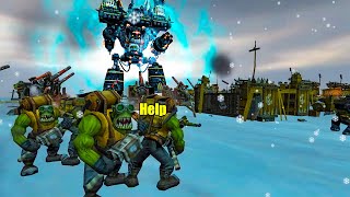 IMPERATOR TITAN vs ORK VILLAGE  Warhammer 40k  Cinematic Battle [upl. by Yllod919]