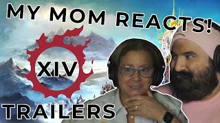 My Mom Reacts to FFXIV Trailers [upl. by Colan7]