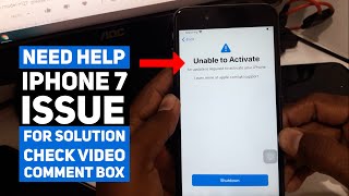 Need Help  Unable to Activate an Update is Required to Activate Your iPhone 7 [upl. by Macario]